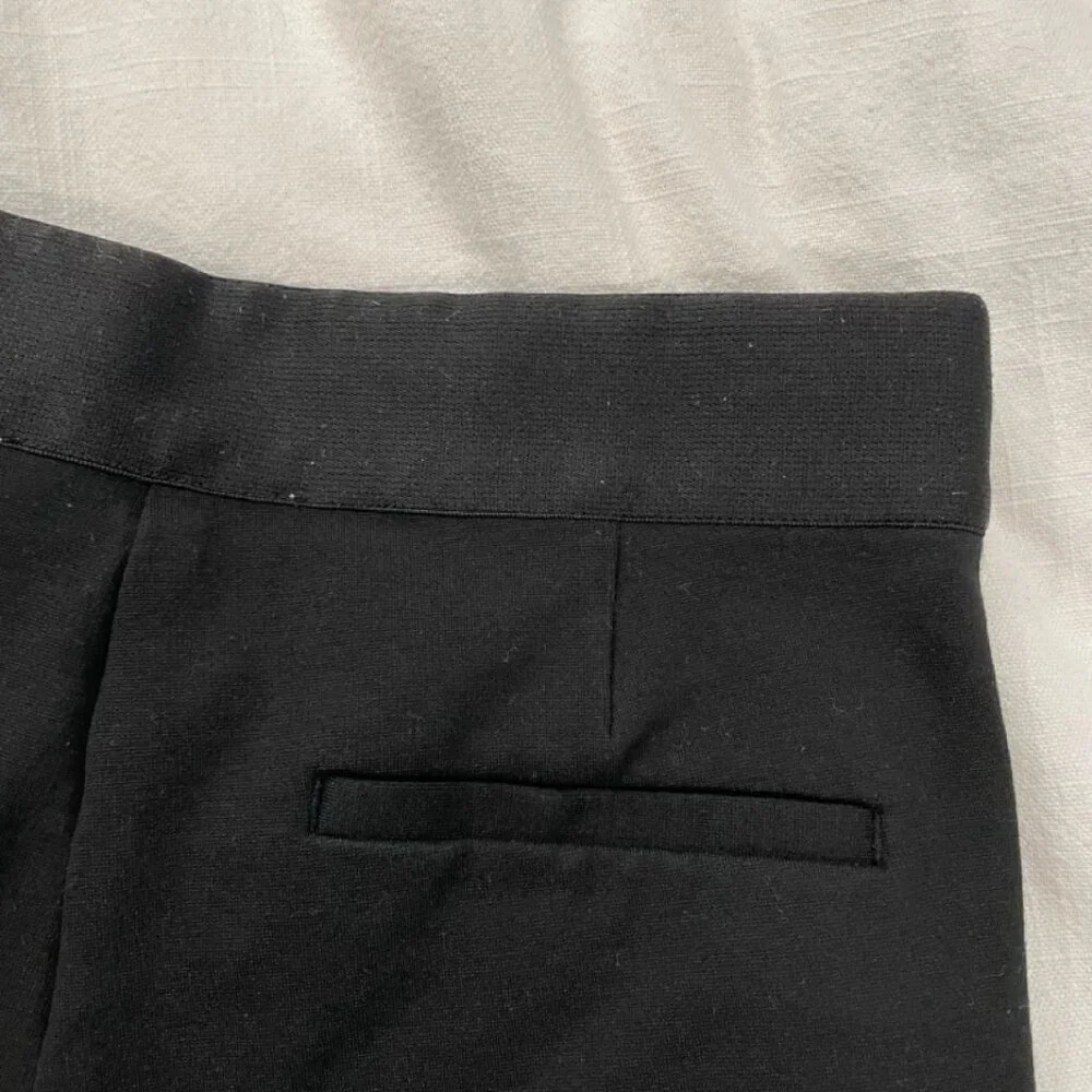 Everlane Black Slim Trouser Leggings with Side Zipper - Picture 11 of 11